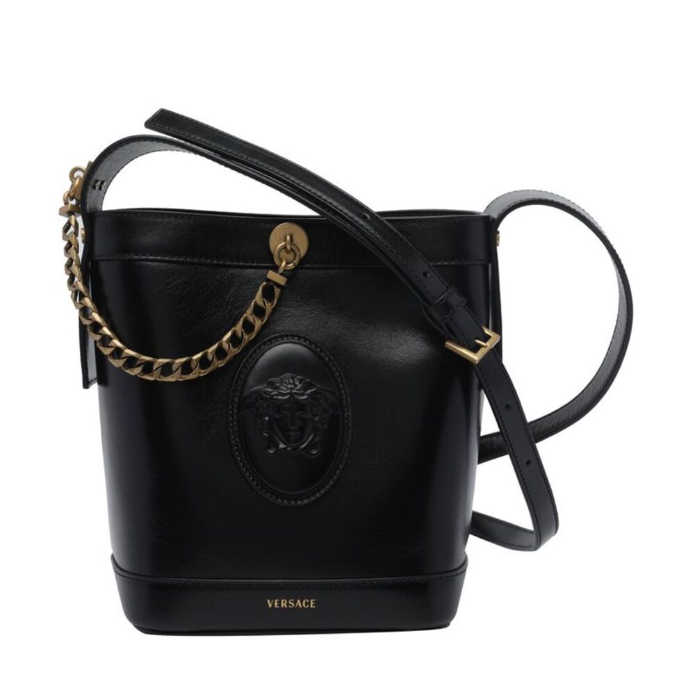 Versace Women Mini Pivot Bucket Bag